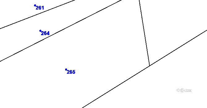 Parcela st. 103/5 v KÚ Bocanovice, Katastrální mapa