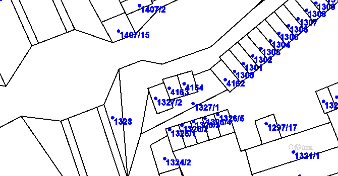 Parcela st. 4163 v KÚ Jablunkov, Katastrální mapa
