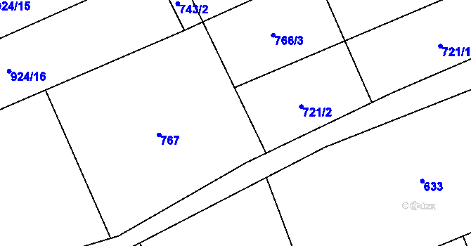Parcela st. 924/2 v KÚ Písečná u Jablunkova, Katastrální mapa