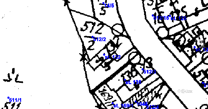 Parcela st. 132 v KÚ Jamné u Jihlavy, Katastrální mapa