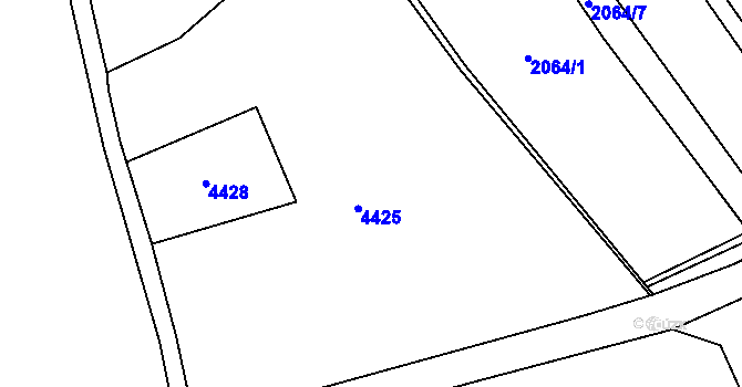 Parcela st. 2056/2 v KÚ Holašovice, Katastrální mapa