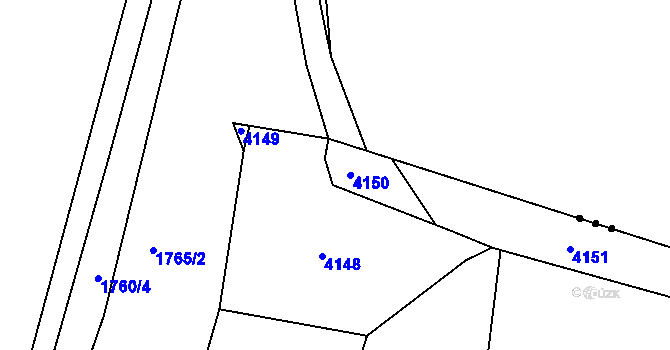 Parcela st. 3927/8 v KÚ Holašovice, Katastrální mapa