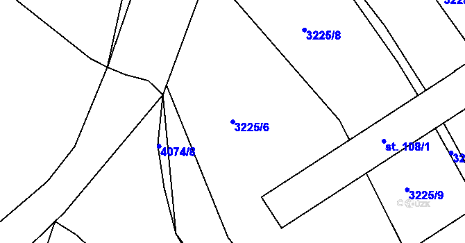 Parcela st. 3225/6 v KÚ Holašovice, Katastrální mapa