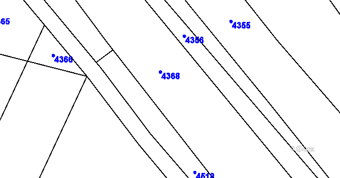 Parcela st. 3287/9 v KÚ Holašovice, Katastrální mapa