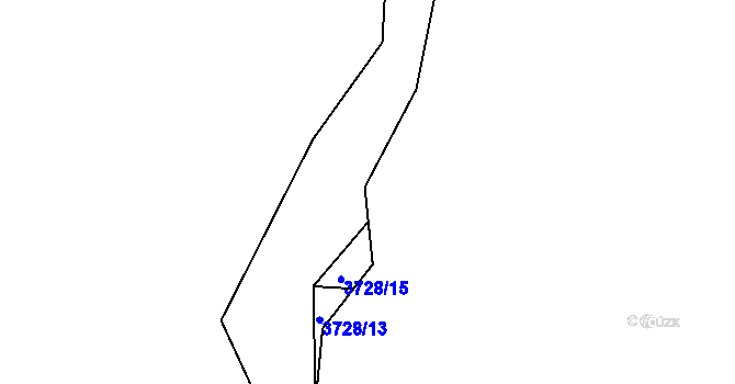 Parcela st. 3748/16 v KÚ Holašovice, Katastrální mapa