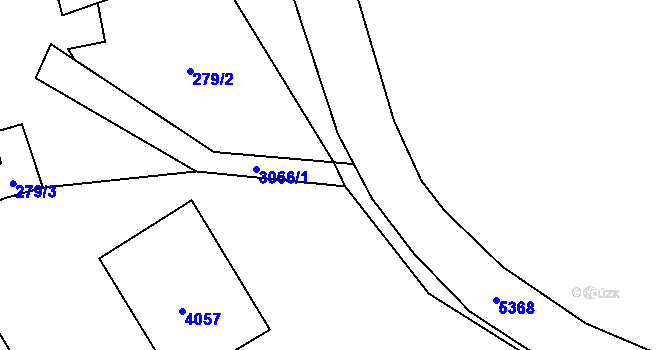 Parcela st. 3067/4 v KÚ Janov u Litomyšle, Katastrální mapa