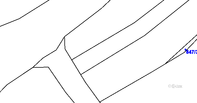Parcela st. 798/5 v KÚ Janov u Litomyšle, Katastrální mapa