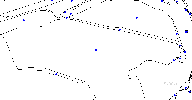 Parcela st. 545/1 v KÚ Jarov, Katastrální mapa