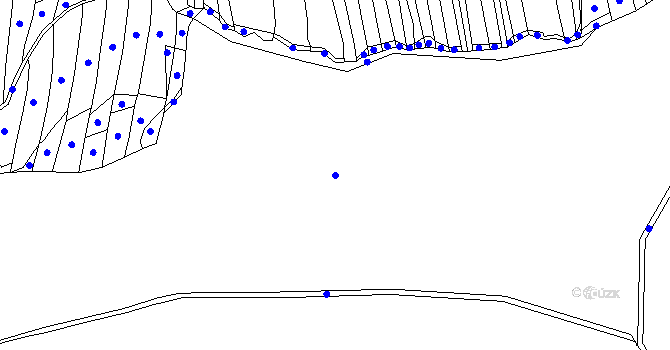Parcela st. 439/1 v KÚ Jasenice u Valašského Meziříčí, Katastrální mapa