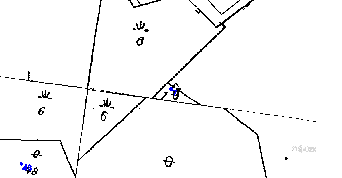 Parcela st. 7 v KÚ Svinná na Šumavě, Katastrální mapa