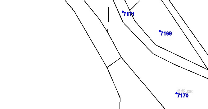 Parcela st. 2678/22 v KÚ Javornice, Katastrální mapa