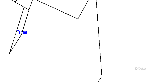 Parcela st. 1094/2 v KÚ Javorník u Svitav, Katastrální mapa