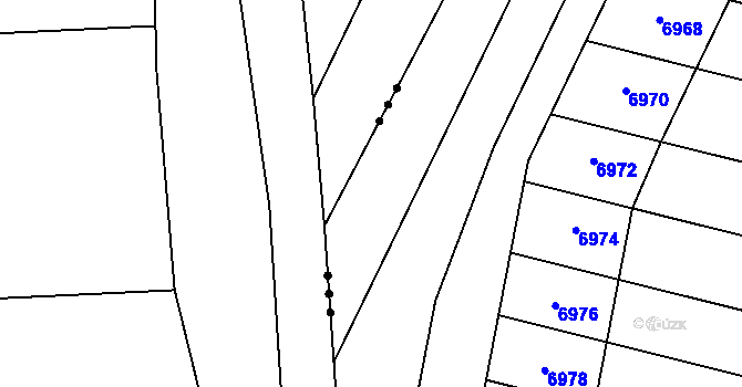 Parcela st. 4861/5 v KÚ Javorník nad Veličkou, Katastrální mapa