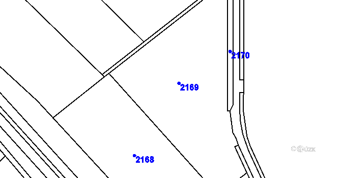 Parcela st. 470/1 v KÚ Javůrek, Katastrální mapa
