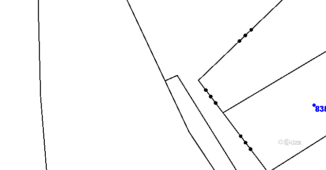 Parcela st. 65/2 v KÚ Beranova Lhota, Katastrální mapa