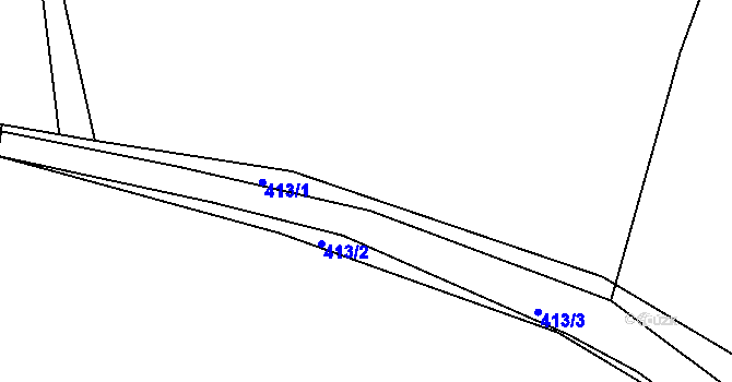 Parcela st. 75/6 v KÚ Beranova Lhota, Katastrální mapa