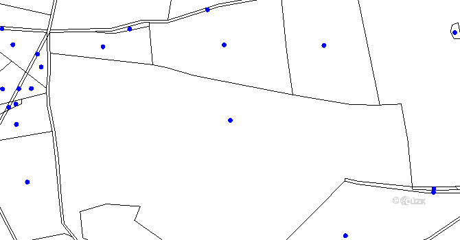 Parcela st. 210/3 v KÚ Jedouchov, Katastrální mapa