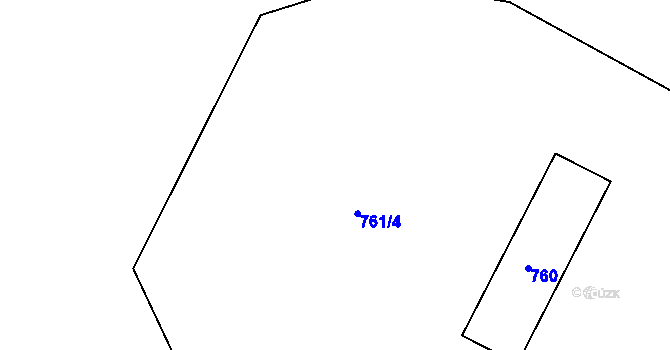 Parcela st. 758/2 v KÚ Jehnice, Katastrální mapa