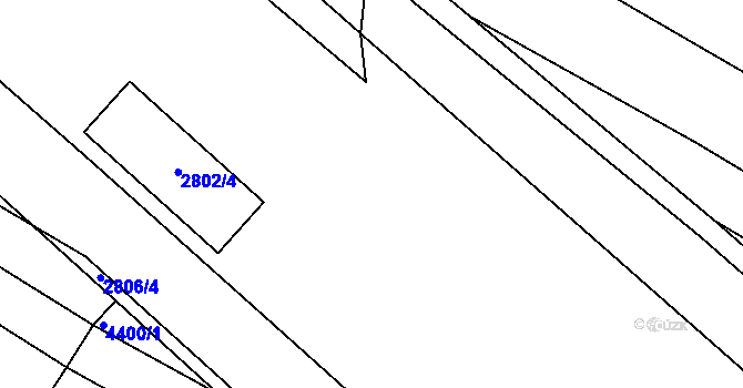 Parcela st. 2803/13 v KÚ Jemnice, Katastrální mapa