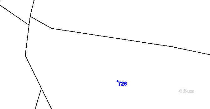 Parcela st. 337/7 v KÚ Hory u Jenišova, Katastrální mapa