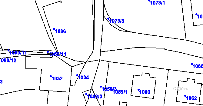 Parcela st. 184/6 v KÚ Jesenice u Rakovníka, Katastrální mapa