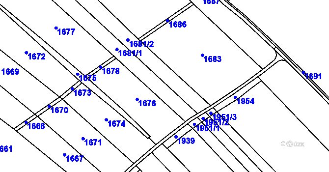 Parcela st. 989/10 v KÚ Jeseník nad Odrou, Katastrální mapa