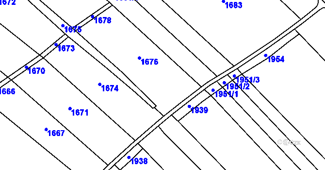 Parcela st. 989/15 v KÚ Jeseník nad Odrou, Katastrální mapa