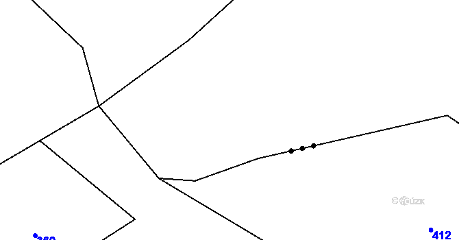 Parcela st. 186/10 v KÚ Jestřabí u Fulneku, Katastrální mapa