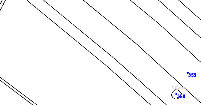 Parcela st. 200/34 v KÚ Jestřabí u Fulneku, Katastrální mapa