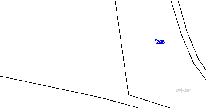 Parcela st. 310/2 v KÚ Jestřabí u Fulneku, Katastrální mapa