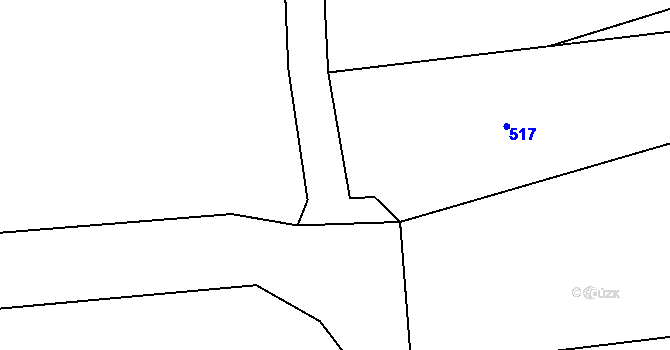 Parcela st. 233/28 v KÚ Jestřabí u Fulneku, Katastrální mapa
