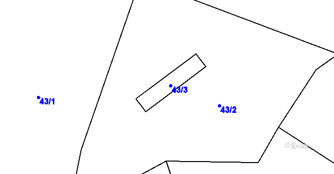 Parcela st. 36 v KÚ Uhřice u Sedlce, Katastrální mapa