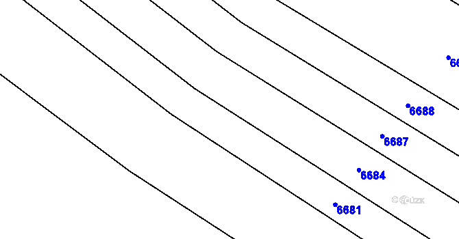 Parcela st. 796 v KÚ Jevišovice, Katastrální mapa