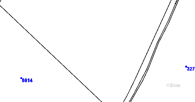 Parcela st. 2 v KÚ Jevišovice, Katastrální mapa