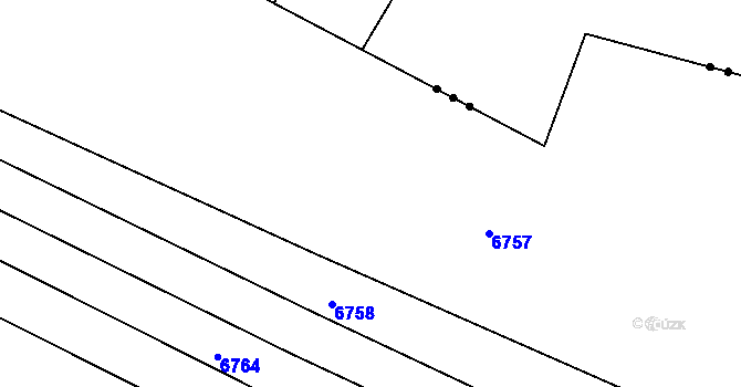 Parcela st. 72/8 v KÚ Jevišovice, Katastrální mapa