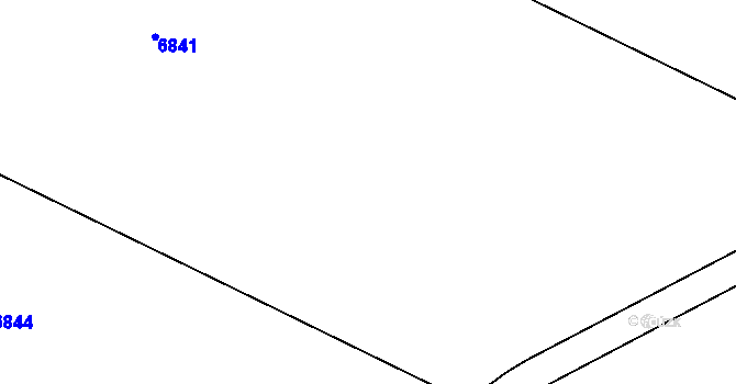 Parcela st. 79 v KÚ Jevišovice, Katastrální mapa