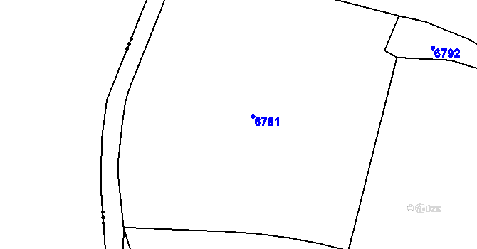 Parcela st. 147/12 v KÚ Jevišovice, Katastrální mapa