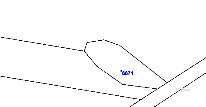 Parcela st. 257 v KÚ Jevišovice, Katastrální mapa