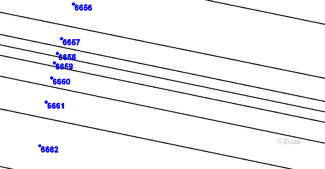 Parcela st. 533/92 v KÚ Jevišovice, Katastrální mapa