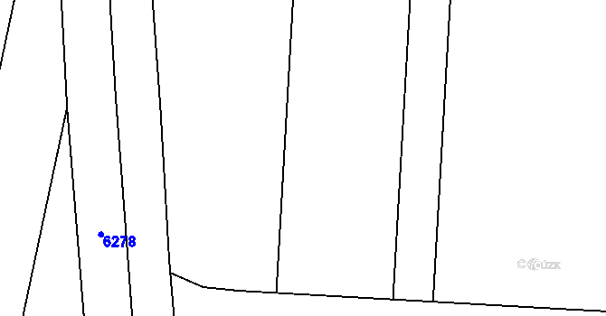 Parcela st. 695/42 v KÚ Jevišovice, Katastrální mapa