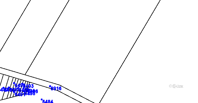 Parcela st. 711/275 v KÚ Jevišovice, Katastrální mapa