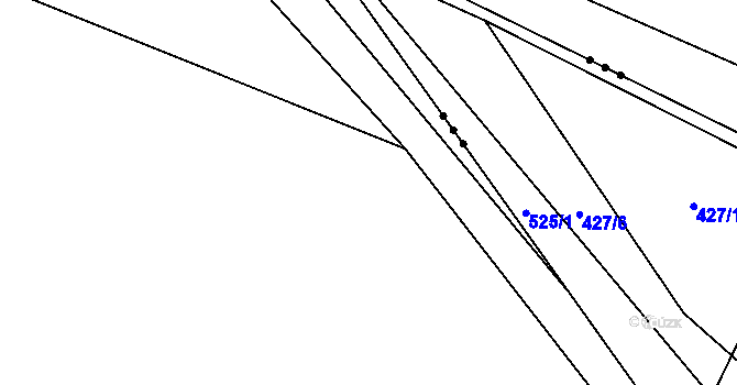 Parcela st. 572/2 v KÚ Jevišovice, Katastrální mapa