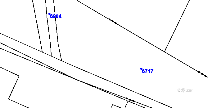 Parcela st. 572/7 v KÚ Jevišovice, Katastrální mapa