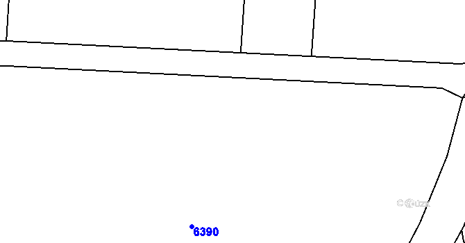 Parcela st. 695/2 v KÚ Jevišovice, Katastrální mapa