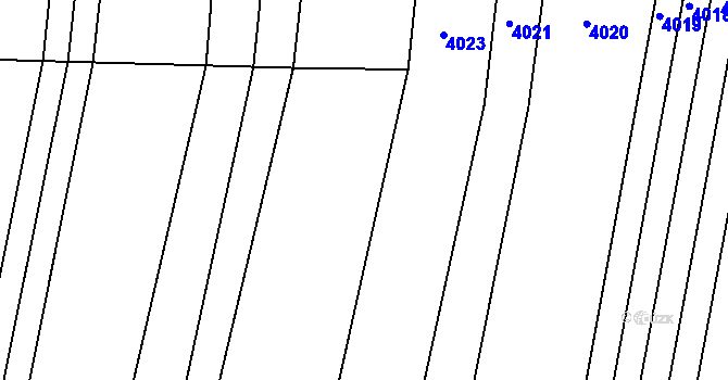 Parcela st. 980/1 v KÚ Ježov, Katastrální mapa