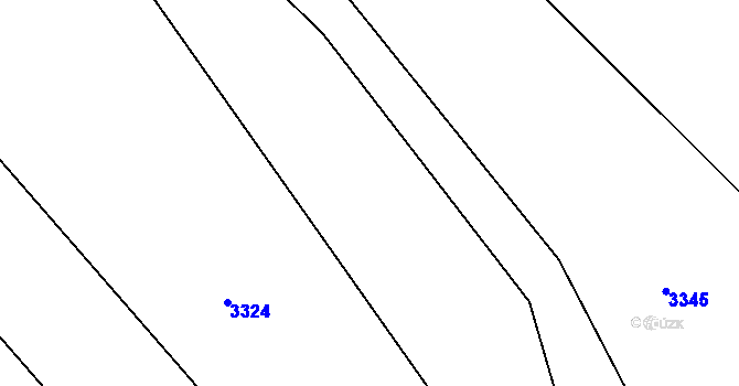 Parcela st. 235/11 v KÚ Ježov, Katastrální mapa