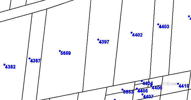 Parcela st. 847/112 v KÚ Ježov, Katastrální mapa