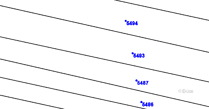 Parcela st. 2279/4 v KÚ Ježov, Katastrální mapa