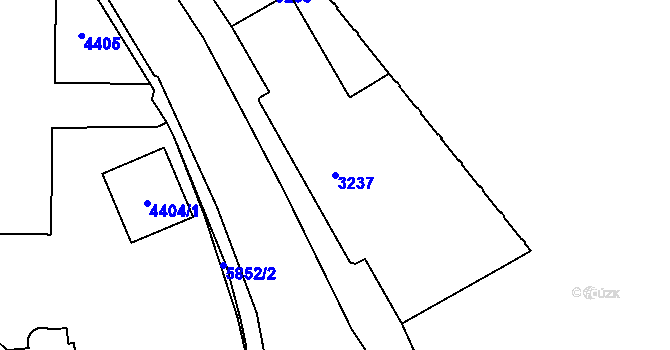 Parcela st. 3237 v KÚ Jihlava, Katastrální mapa