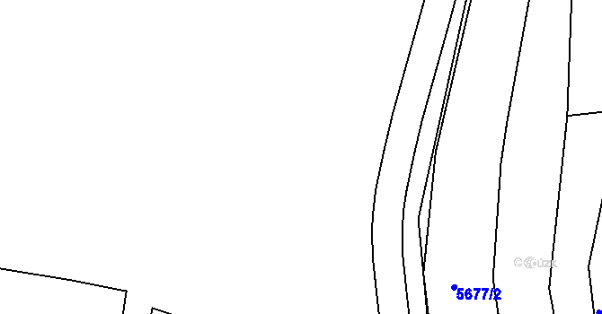 Parcela st. 5678 v KÚ Jihlava, Katastrální mapa